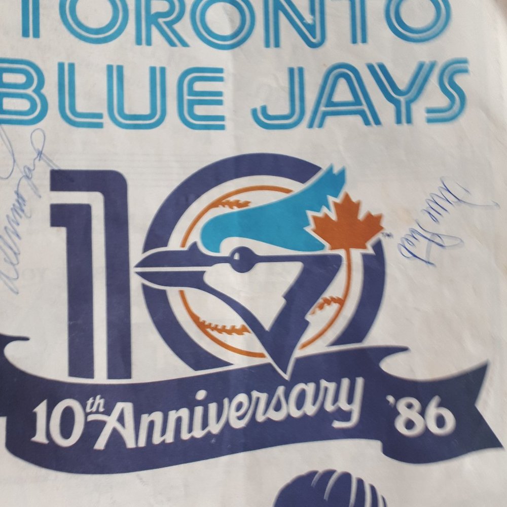 Souvenir Spring Training Program Autographed Blue Jays 1986